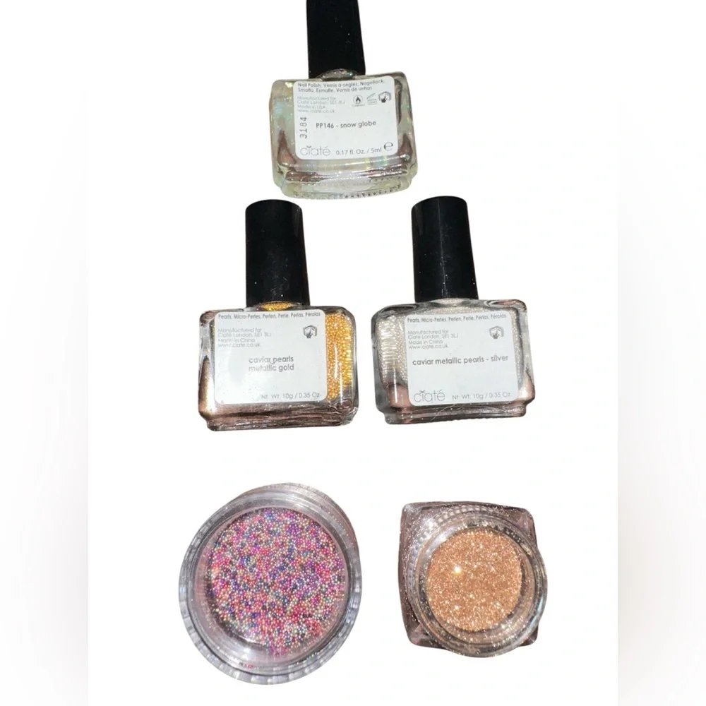 Ciate London 0.35 oz Mini Nail Set - Pearls & Glitter-see photos for‎ colors